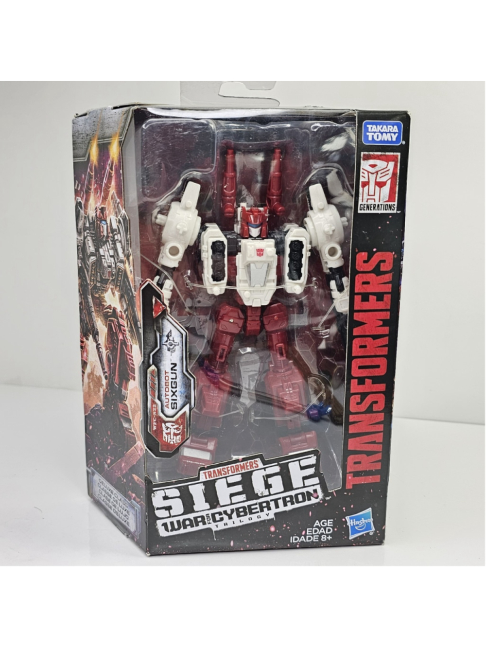 SEALED Transformers Six Gun Weaponizer AUTOBOT Action Figure E4378 WFC-S22 NEW